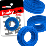 Hunkyjunk ROTO Cockring Teal Fizz