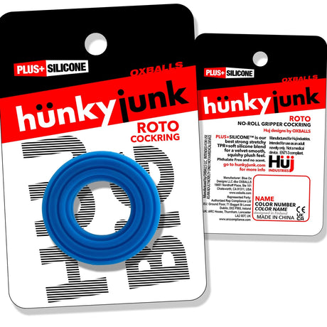 Hunkyjunk ROTO Cockring Teal Fizz