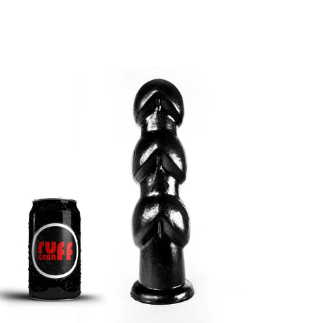 ruff GEAR Deep Head Dildo 10.8 Inch Black