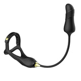 ruff GEAR 3 in 1 Vibrating Cock and Ball Sling with Thrusting Butt Plug - FETCH