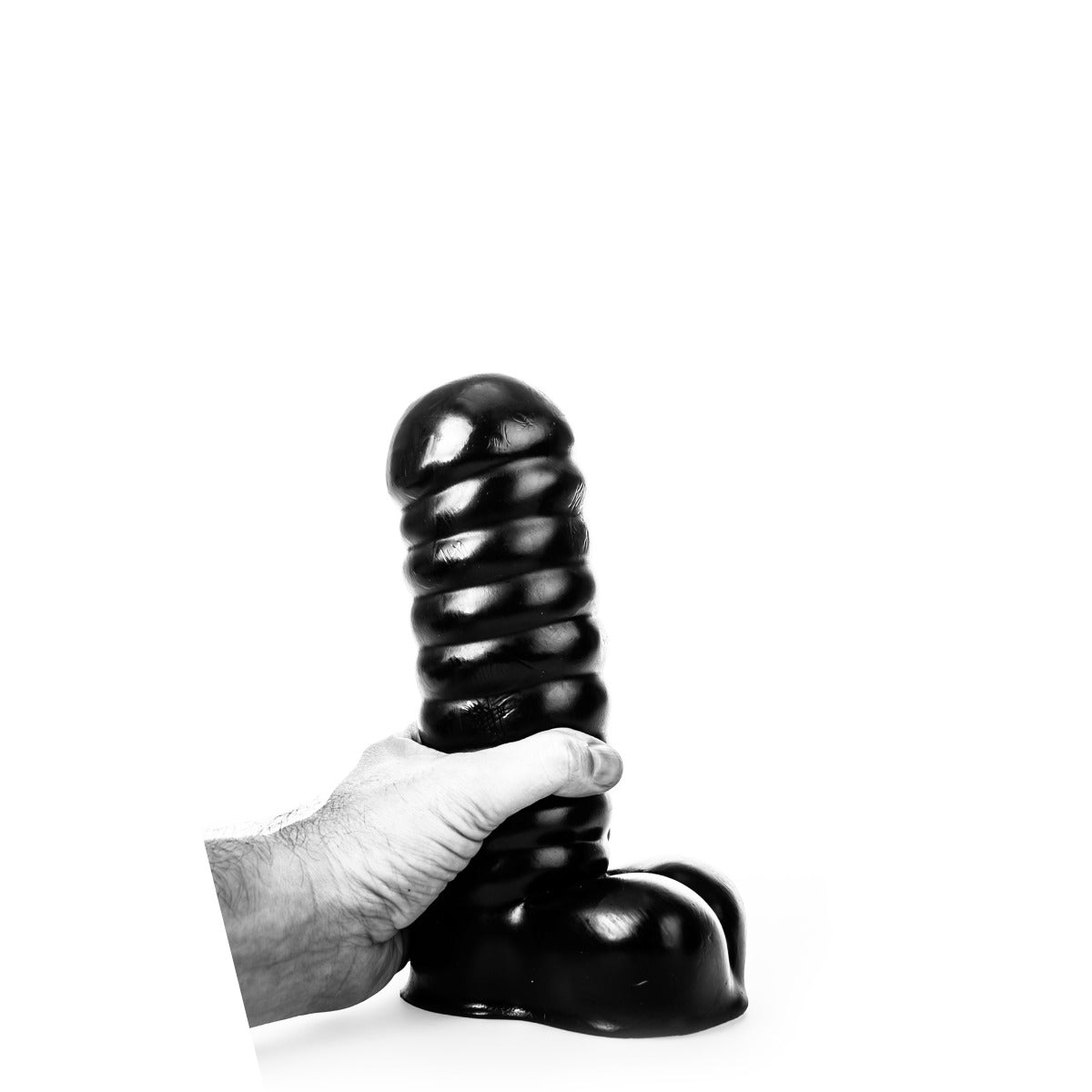 ruff GEAR Bolt Rider Dildo 9.4 Inch Black