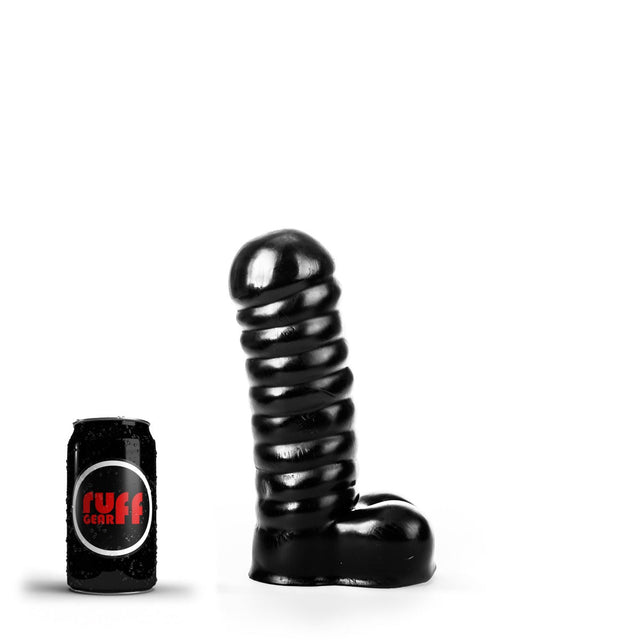 ruff GEAR Bolt Rider Dildo 9.4 Inch Black