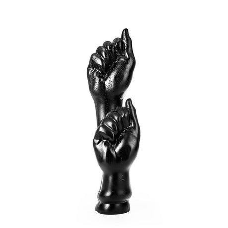 ruff GEAR Double Fist Punch Dildo 12.6 Inch Black