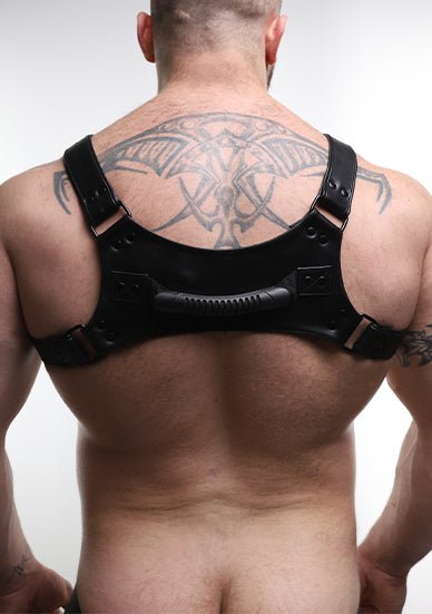 ruff GEAR Leather Bulldog Action Harness