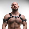 ruff GEAR Leather Bulldog Reflector Harness
