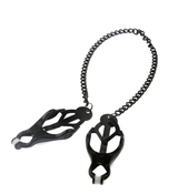 ruff GEAR Metal Nipple Clover Clamps Black