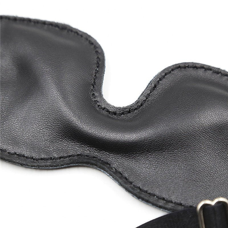 ruff GEAR Padded Leather Blindfold - FETCH