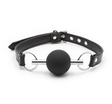 ruff GEAR Silicone Bar Ball Gag Black