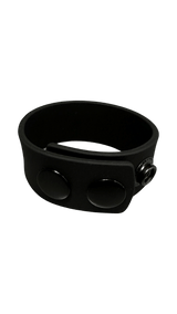 ruff GEAR Silicone Snap Cock Ring Black