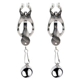 ruff GEAR Weighted Clover Nipple Clamps Silver