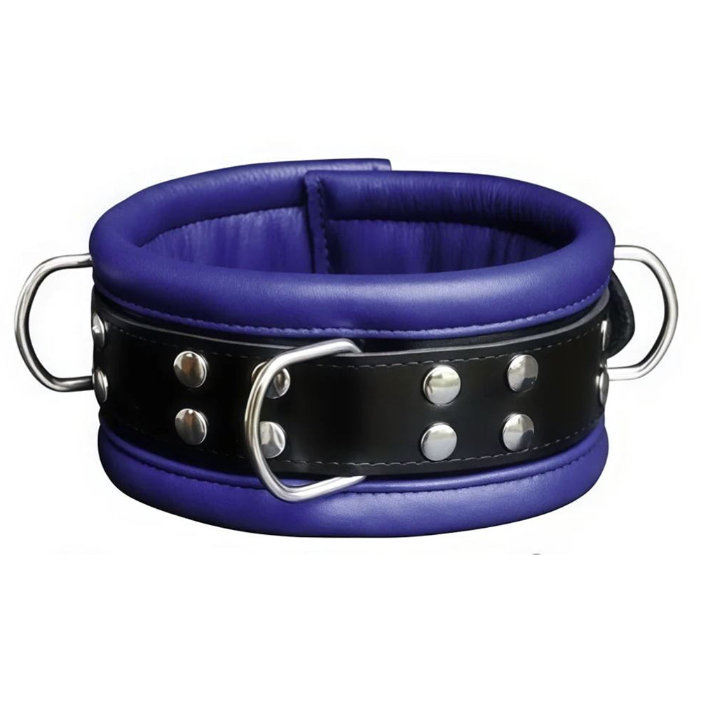 ruff GEAR Hardcore 5 Piece Leather Bondage Set Blue