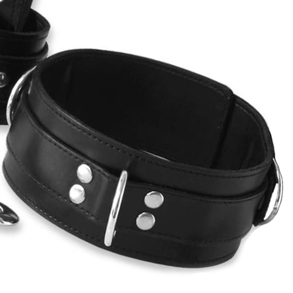 ruff GEAR Leather 3 Piece Bondage Set