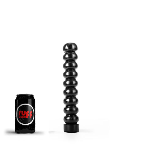 ruff GEAR Backbone Dildo 10.6 Inch Black