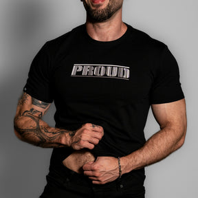 ruff GEAR Barcode Graphic T-Shirt PROUD