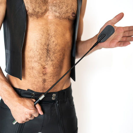 ruff GEAR Black Beauty Riding Crop 25 Inch