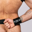 ruff GEAR Double Tone Leather Wrist Strap Wallet Army Black