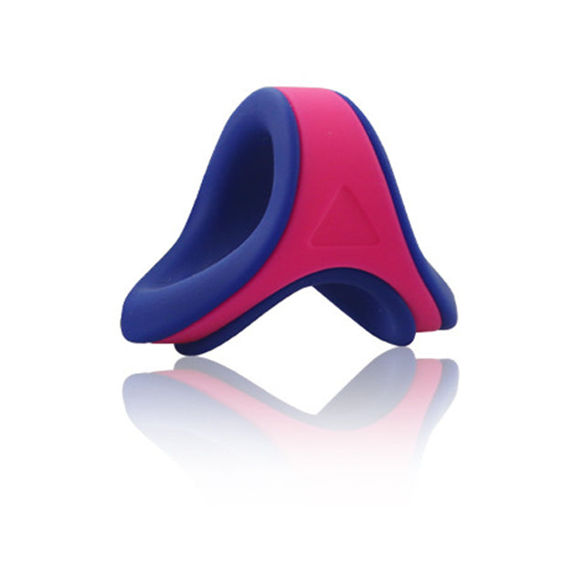 ruff GEAR Dual Core Cock & Ball Sling Dark Blue Rose