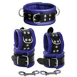 ruff GEAR Hardcore 5 Piece Leather Bondage Set Blue