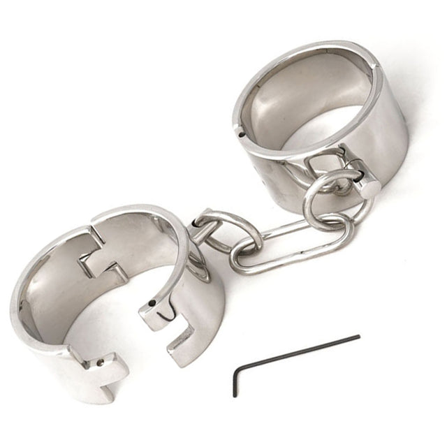 ruff GEAR Heavy Duty Stainless Steel Wrist Shackles