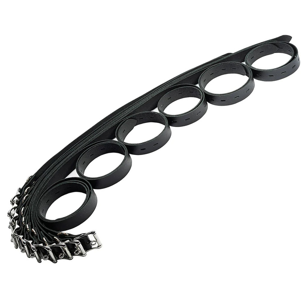 ruff GEAR Leather 10 Piece Whole Body Strap Bondage Set