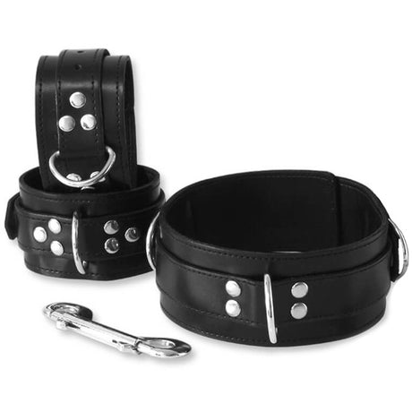 ruff GEAR Leather 3 Piece Bondage Set