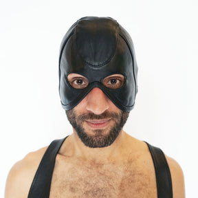 ruff GEAR Leather Executioner Hood Black