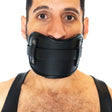 ruff GEAR Leather Locking Ball Gag