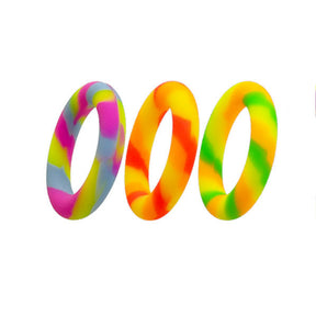 ruff GEAR Limited Edition Silicone Candy 3 Pack Cock Ring Set