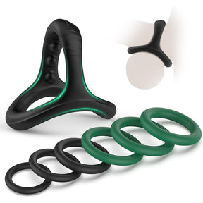 ruff GEAR Limited Edition Silicone Cock & Ball Play Pack Green