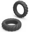 ruff GEAR Pure Silicone XACT Fit Cock Rings 5 Pack