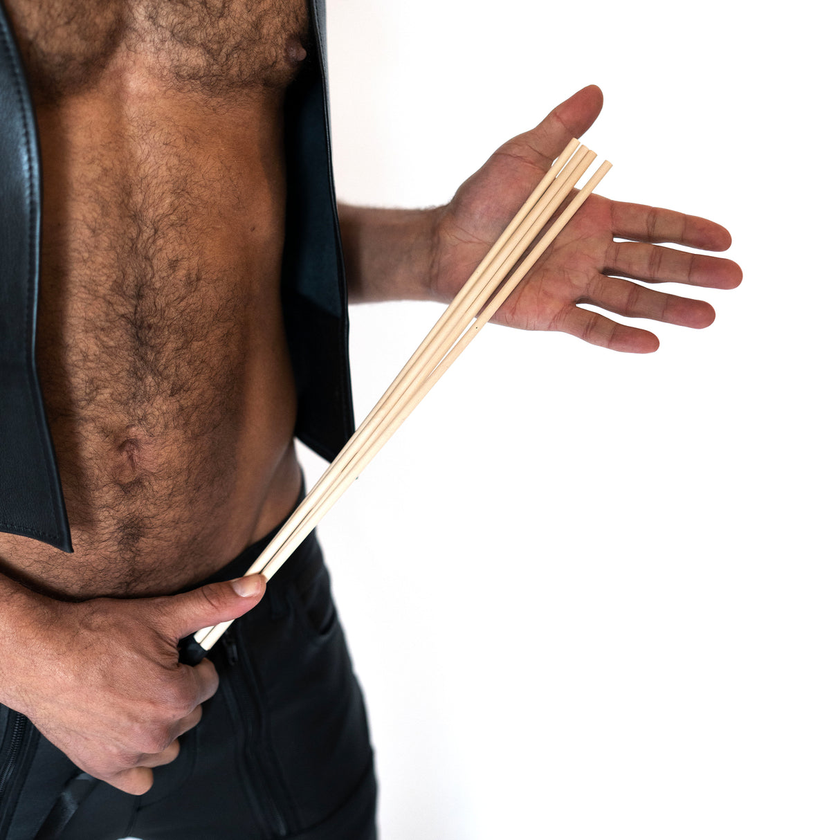 ruff GEAR Quad Rattan Spanking Cane 20 Inch