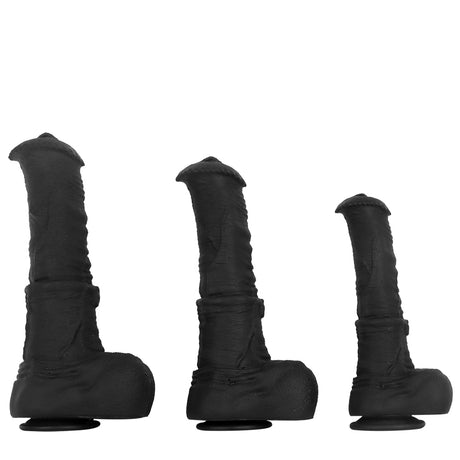 ruff GEAR Silicone Dark Horse Realistic Dildo 14.5 Inch