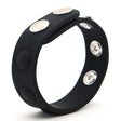 ruff GEAR Silicone Snap Adjustable Cock Ring Black