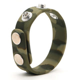 ruff GEAR Silicone Snap Adjustable Cock Ring Camo Green