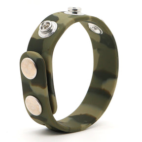 ruff GEAR Silicone Snap Adjustable Cock Ring Camo Green