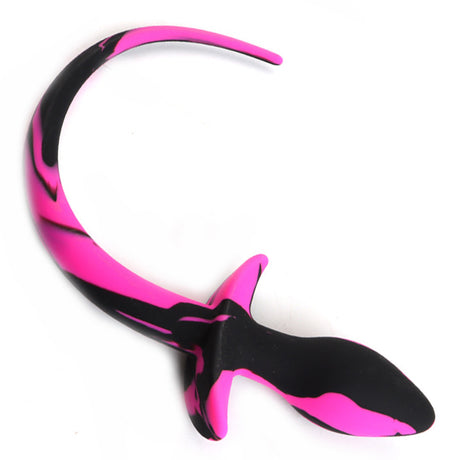 ruff GEAR Silicone Swirl Pup Tail Pink