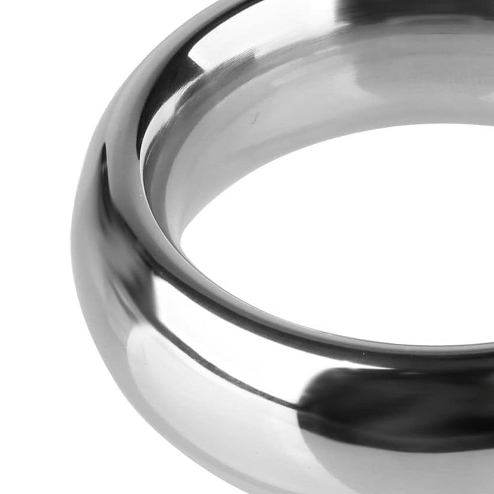 ruff GEAR Stainless Steel Heavy Donut Cock Ring Small 55mm x 20mm