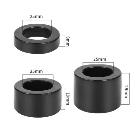 ruff GEAR Super Stretch Cock and Ball Set Black