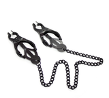 ruff GEAR Metal Nipple Clover Clamps Black