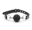 ruff GEAR Silicone Bar Ball Gag Black