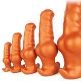 ELITE Liquid Silicone Canine Milker Plug 7.1 Inch Gold