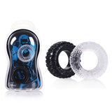 ruff GEAR Super Stretch Gummy Tyre Cock Rings 2 Pack