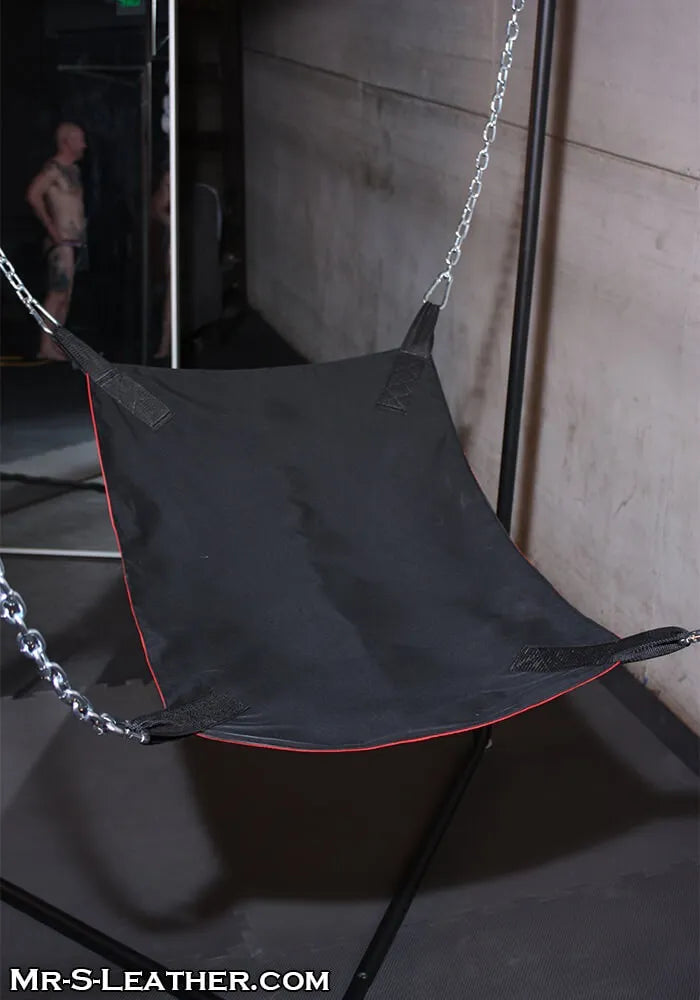 Mr S Leather Deluxe Canvas Sling Black