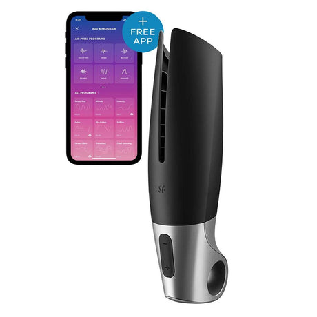 Satisfyer Power Masturbator Black - FETCH