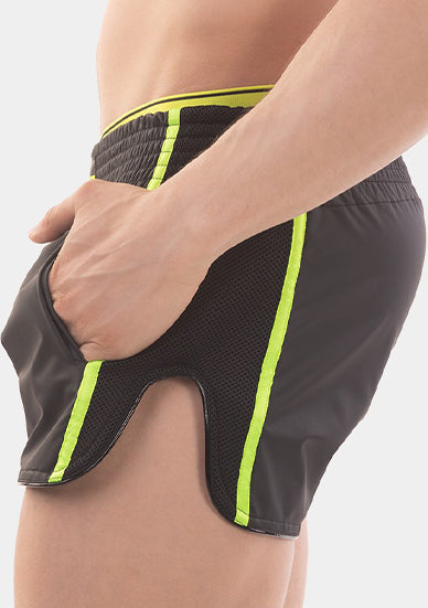 Barcode Berlin Short Jita Black Neongreen