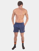 Barcode Berlin Short Luka Navy Orange