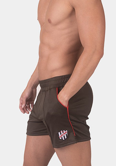 Barcode Berlin Short Luka Olive Red