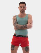 Barcode Berlin Short Riva Red