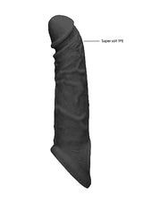 RealRock Lifelike Penis Sleeve 8 Inch Black