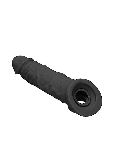 RealRock Lifelike Penis Sleeve 8 Inch Black